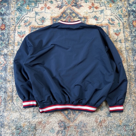 Vintage MLB Cleveland Indians Spellout Light Jacket Large - Picture 2 of 7